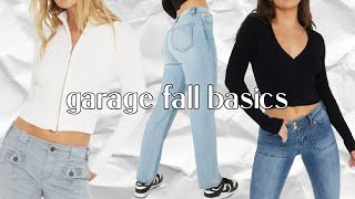 fall basics try on haul (garage clothing)