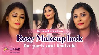 Glamourous Rosy Look Makeup Tutorial | Rosy and Glam: Makeup Look for Any Occasion