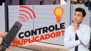 Descubra como economizar com o controle duplicador do seu portão/alarme e mesmo configurando fácil.