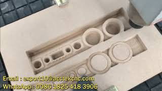 Acctek AKG1212 medium size CNC machine milling 3D sample