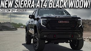 Lifted 2023 Sierra AT4 Black Widow Package!