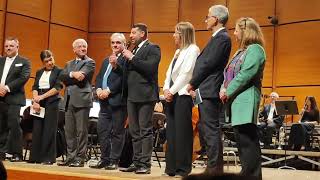 Lotta alle mafie: intervento del Presidente Rossetto Auditorium Mahler concerto di beneficenza