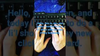 ASMR Nice Keyboard Typing Sounds