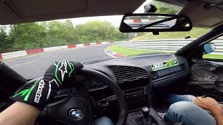 First taste of the Nordschleife - BMW 328ti - Giuseppe Curri [Onboard POV]