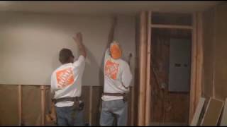 DIY Hanging Drywall On  the Walls (Part 2)