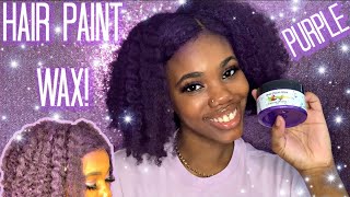 I TRIED HAIR PAINT WAX on my Natural hair!!!