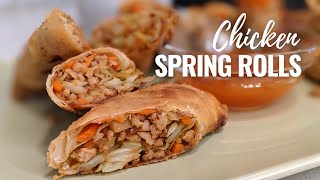 How To Make Easy Chicken Spring Rolls