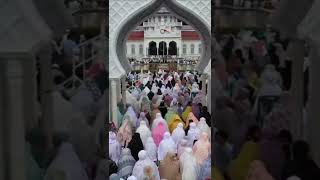 Suasana Salat Idul Adha di Masjid Terbesar Aceh