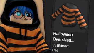 30K STOCK! ITEM GRATIS BARU Halloween Striped Sweater DI GAME Walmart Discovered (ROBLOX)