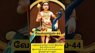 வேல்மாறல்-44| பழுத்தமுது தமிழ்ப்பலகை|#velmaaral #வேல்மாறல் #shorts #murugan #முருகன் #shortsvideo