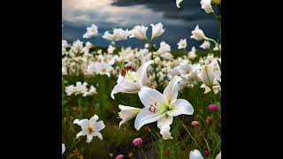 beautiful flowers and rain #relaxingmusic #relaxing #music #flowers #love #nature #trendingshorts