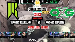 Shopify Rebellion vs Oxygen Esports - 2023 Valorant Challengers NA Split 1 - W2D1