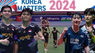 Fikri/Marthin (INA) VS Jin Yong/Kim Won Ho (KOR) | Round Of 16 Korea Masters 2024