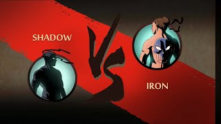 Shadow Fight 2 Game Play.  Shadow vs Iron Man Big Fighting Video.