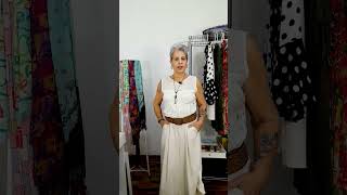 Moderna e Chic depois dos 50, 60, 70 anos #60mais #70mais #look #belezamadura #80mais #estilo