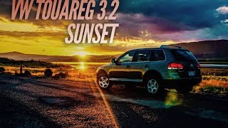 Vw touareg sunset