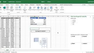 Excel - Kontingenční tabulky