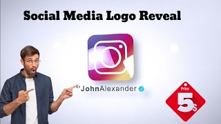 Social Media Logo Reveal Animation / Logo Intro After Effects / Logo Animation Template Intro No#275