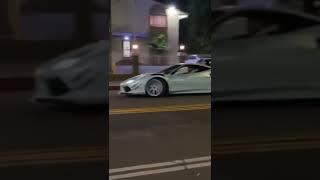 how to properly leave the bar in a Ferrari 488