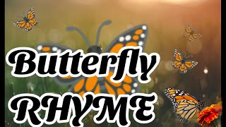 Butterfly rhyme/preparatory1 rhymes/LKG rhymes/Rhymes with actions/English rhymes