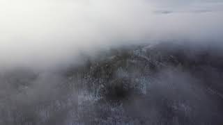 Frosty morning of the TAIGA #drone #dji