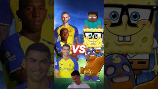 Ronaldo & talisca & brozovic 🆚 herobrine & spongebob & el primo