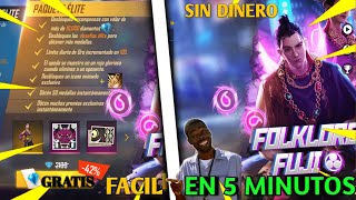 COMO OBTENER EL NUEVO PASE ELITE FOLKLORE FUJI EN FREE FIRE ENERO 2021 *GRATIS* BUG Y HACK