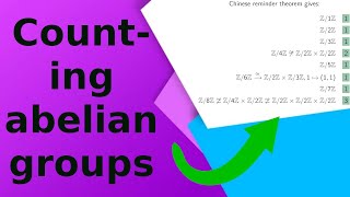 What is...counting of abelian groups?