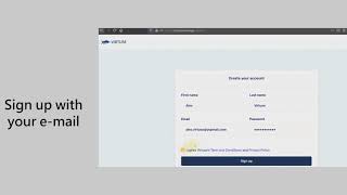 How to Sign Up at Virtuse Platform (tutorial)