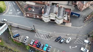 HMP Shrewsbury or Shrewsbury prison. An OK night. With drone footage