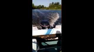 1990 EVINRUDE 150 VRO FIRST TIME WATER OPENING