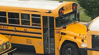 Driving In a 2016 Bluebird Vision School Bus Front Seat Ride Afternoon Ride