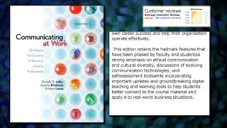 Communicating at Work: Strategies for Success in Business and the Professions