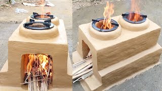 How to make Multiple 2 in 1 Clay Stove । Village Stove Making। Simple Chulha Making #viral