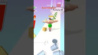 Muscle rush smash running level 52 #musclerushgame #funny