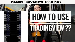 TradingView Tutorial By Daniel Savage: How To Use TradingView Like A Pro (in 2022)