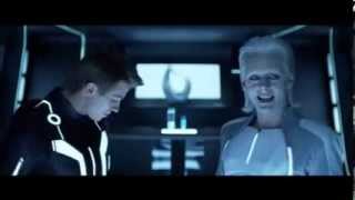 Daft Punk cameo in Tron Legacy Fight scene [HQ] feat."Derezzed"