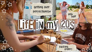 in my 20s 📔 battling perfectionism, a new look & lot’s of rambling