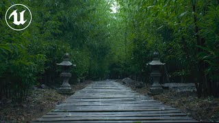 Virtual Bamboo Grove | UE5 [4K]