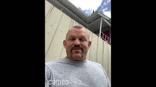 Chuck Liddell congratulates a fan for coming out of the closet