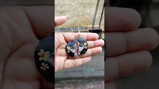 Easy face painting Earrings diy 😍 #handmade#trending#viral #diy#tutorial#youtubeshorts #shorts#song