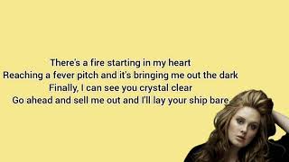 Rolling in the Deep (Lyrics) - Adele