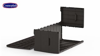 Cosmoplast Cedargrain Deck Box 270L Assembly Guide