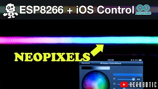 ESP8266 iOS App For NeoPixel Control | XCode and Arduino