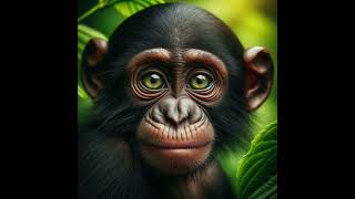 Harmony of the Forest: Exploring the World of Bonobos 🌿🐒 #nature  #wildlife #shorts  #animals  #fun