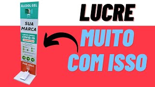 Como Fazer Totem Dispenser Para Àlcool em Gel - Tem curso na descrição