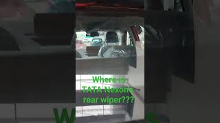 Can't find TATA Nexon's rear wiper??? Here it is 😍😍😍 #car #tatamotors #tatanexon #tata