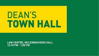 Law Town Hall - January 27, 2016