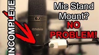 Creating & 3D Printing A Mic Stand Mount - Solving Problems Using 3D Printing