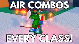 (ping based) EASIEST AIR COMBOS with EVERY CLASS! | Project Smash (Roblox)